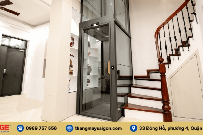 Thang máy gia đình không cần hố pit - Thang máy Ngân Việt